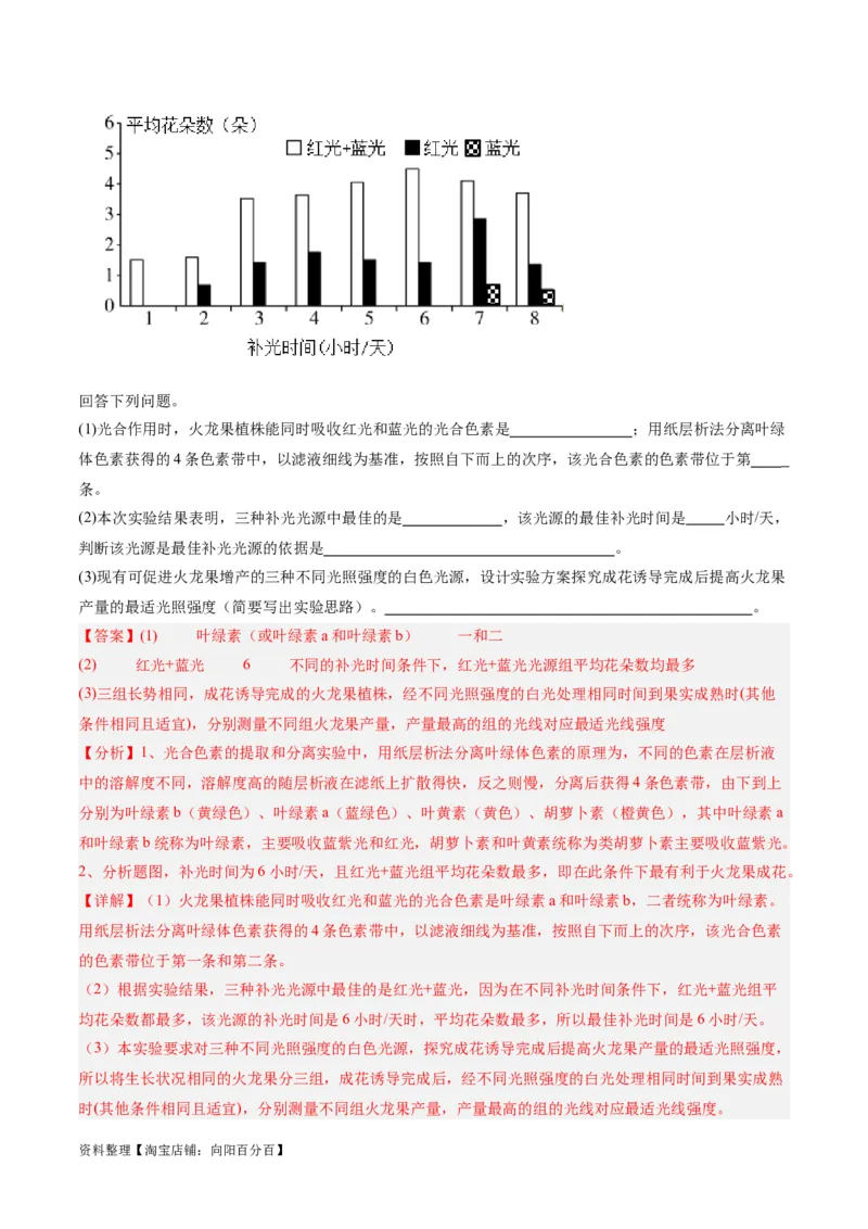 专题02细胞的能量供应与利用（分层练）（解析版）_新高考复习资料_2024年新高考复习资料_二轮复习资料_高频考点解密2024年高考生物二轮复习高频考点追踪与预测（新高考专用）