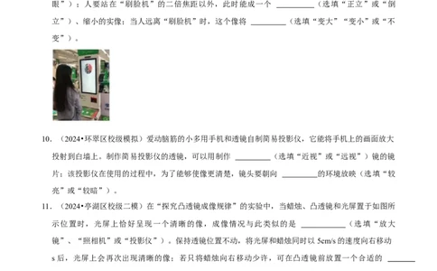 2025年中考物理复习难题速递之光学实验_8、物理总复习_2025年中考复习资料_2025年中考物理复习难题速递