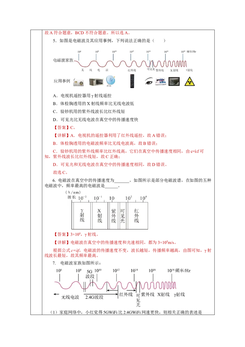 21.2电磁波的海洋（教学设计）-（人教版）_初物_八年级上下册+九年级全一册物理_九年级物理全一册_教学设计