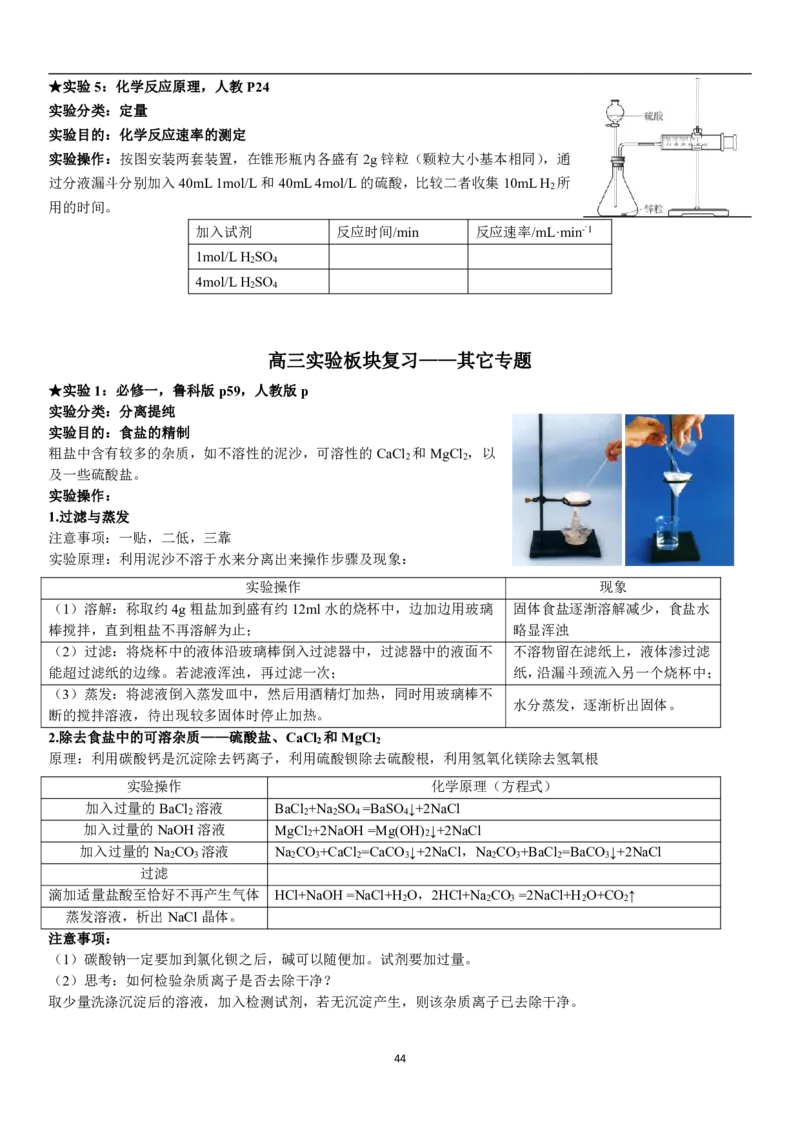 人大附中高三化学二轮专题复习一本全_8.❤北京人大附中内部资料_5.人大附中高中化学讲义全集（全）