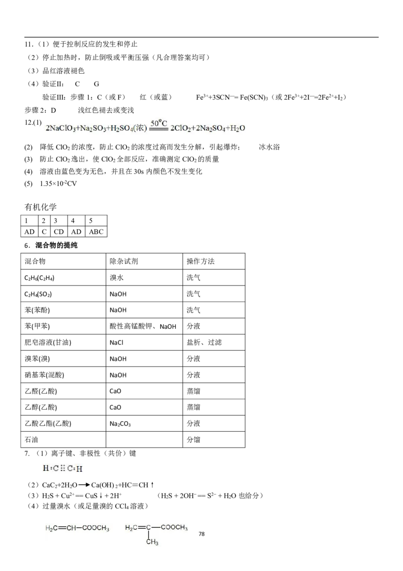 人大附中高三化学二轮专题复习一本全_8.❤北京人大附中内部资料_5.人大附中高中化学讲义全集（全）