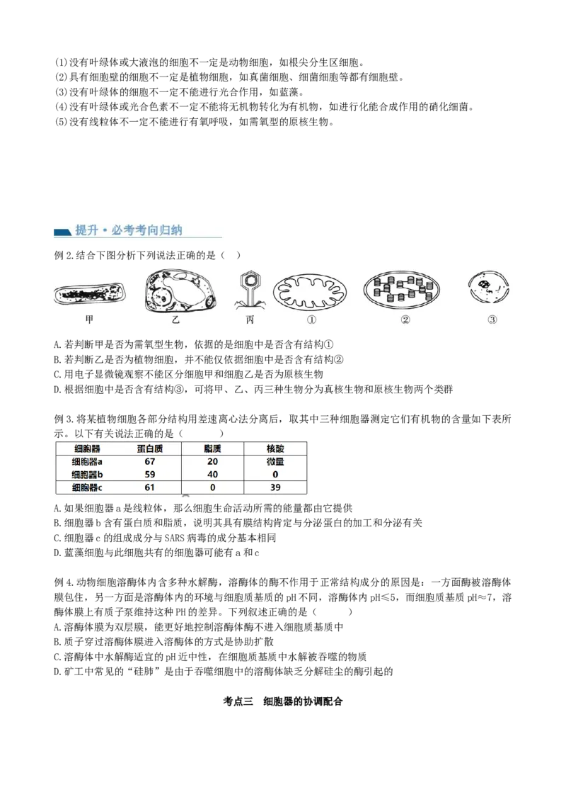 第6讲细胞质和生物膜系统（讲义）（学生版）_2024年新高考资料_1.2024一轮复习_2024年高考生物一轮复习讲练测（新教材新高考）