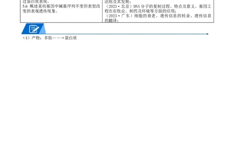 专题05遗传的分子基础（原卷版）_新高考复习资料_2024年新高考复习资料_❤专项复习资料_2024年高考生物热点&middot;重点&middot;难点专练（新高考专用）