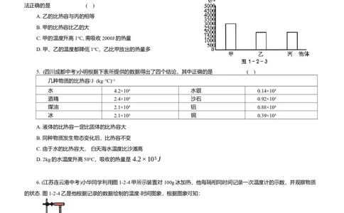 2025年中考物理复习热学压轴题专项练习（含解析）_8、物理总复习_2025年中考复习资料_备考2025中考物理复习压轴题专项复习学案(含解析）