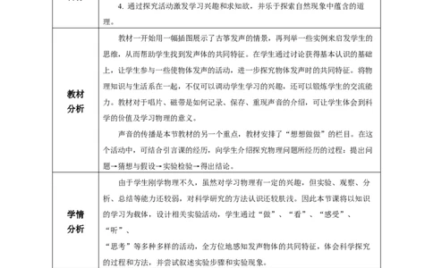 2.1声音的产生与传播（教学设计）-（人教版2024）_初物_八年级上下册+九年级全一册物理_八年级物理上册_教学设计（完）