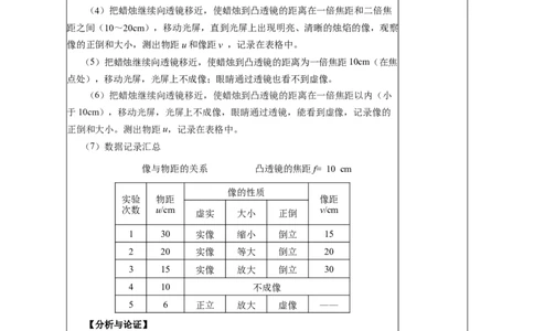 5.3凸透镜成像的规律（教学设计）-（人教版2024）_初物_八年级上下册+九年级全一册物理_八年级物理上册_教学设计（完）