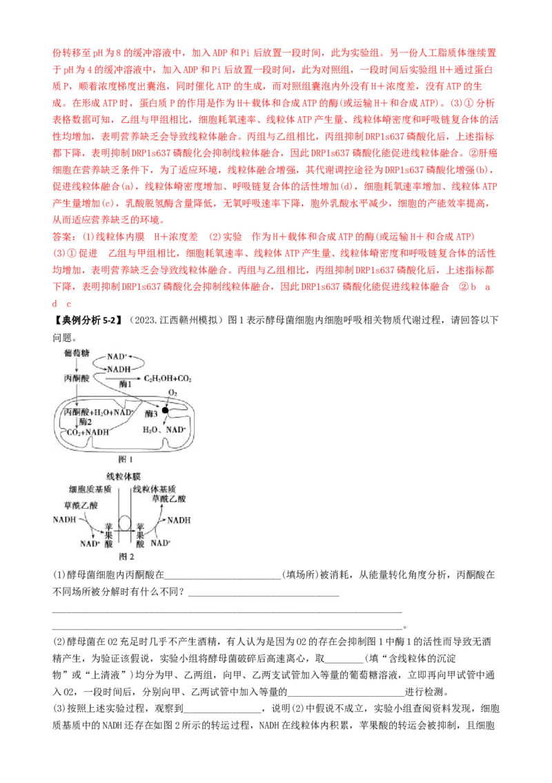 专题06细胞代谢（解析版）_2025年新高考资料_二轮复习_2025年高考生物二轮热点题型归纳与变式演练（新高考通用）3404350