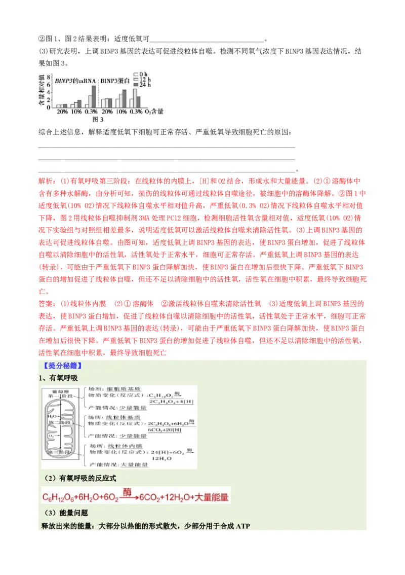 专题06细胞代谢（解析版）_2025年新高考资料_二轮复习_2025年高考生物二轮热点题型归纳与变式演练（新高考通用）3404350