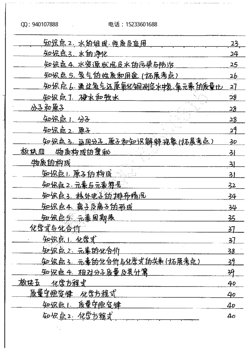 中考状元笔记化学_初中资料