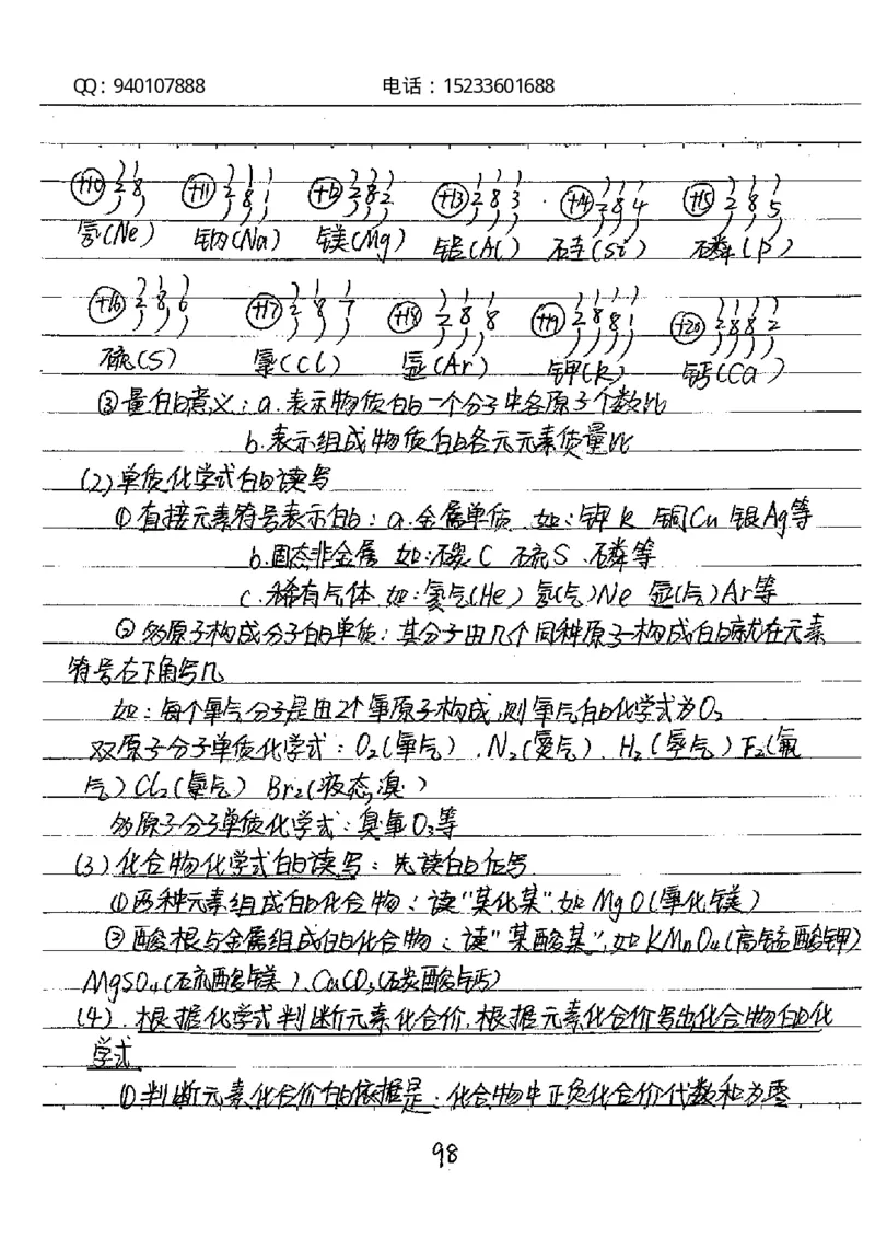 中考状元笔记化学_初中资料