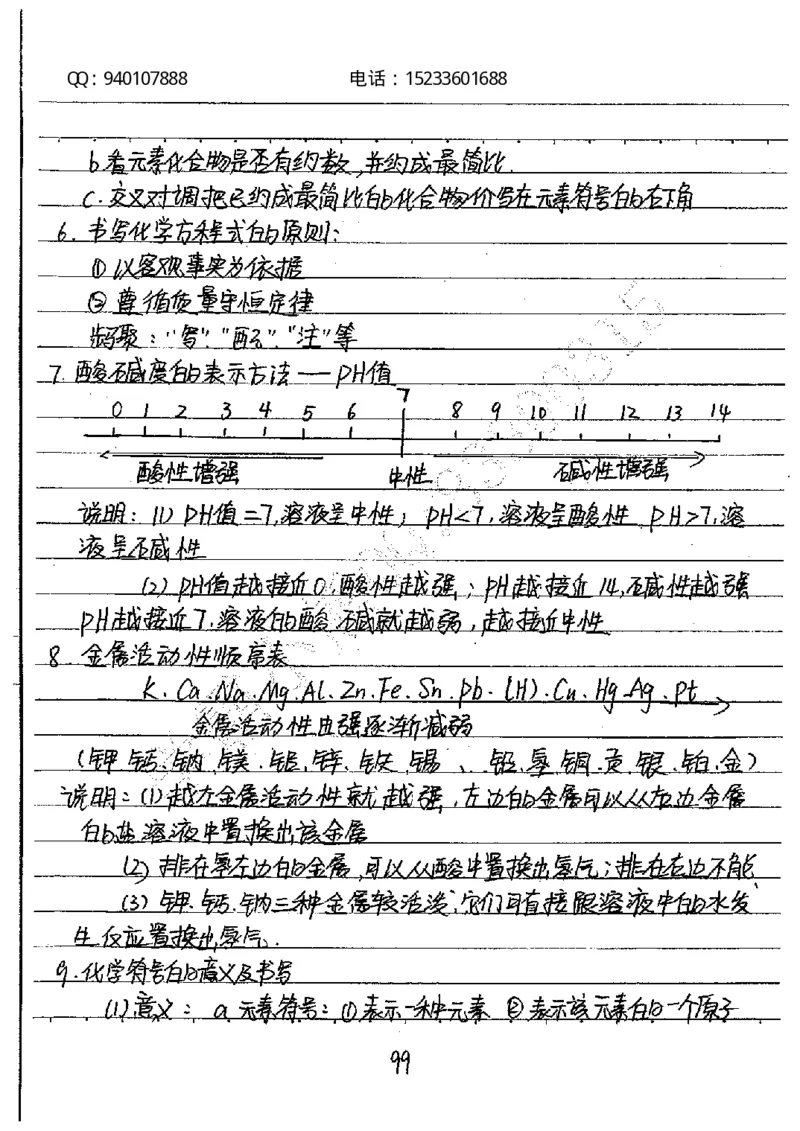 中考状元笔记化学_初中资料