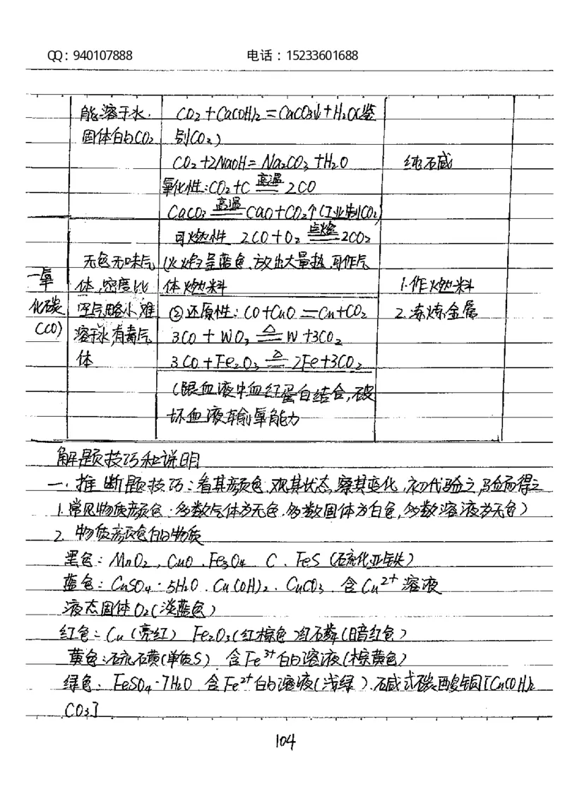 中考状元笔记化学_初中资料