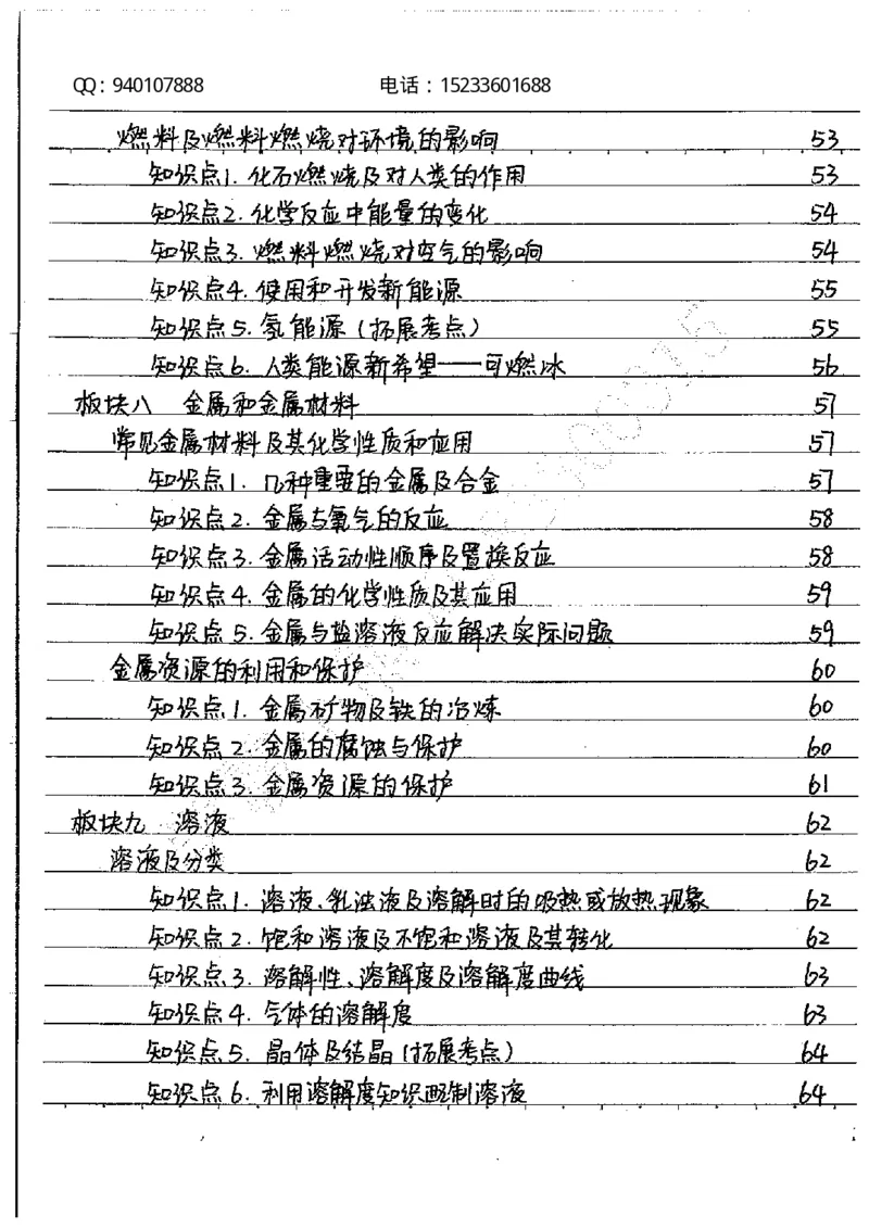 中考状元笔记化学_初中资料
