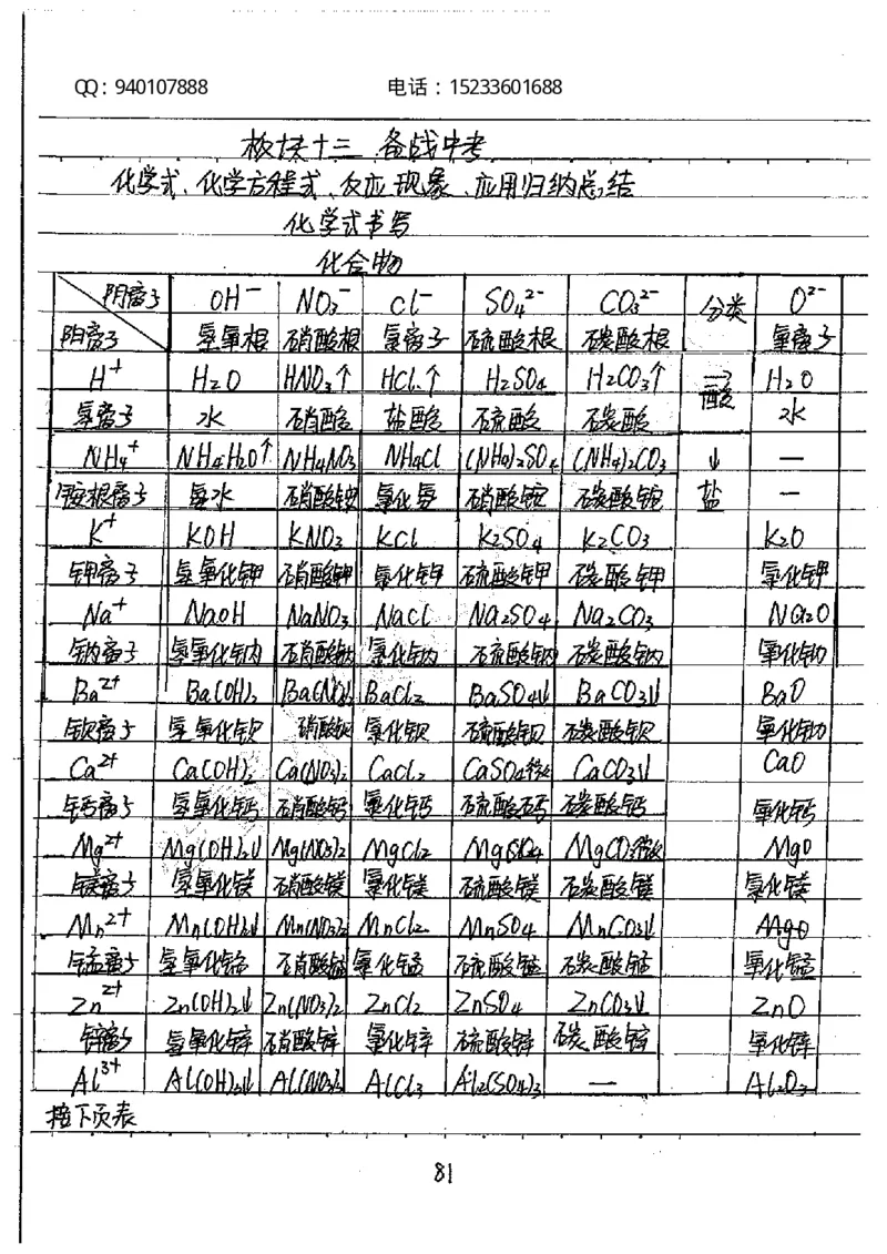 中考状元笔记化学_初中资料