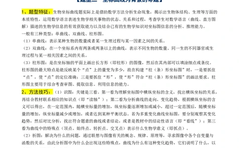 通关09非选择题抢分技巧（学生版）_2024年新高考资料_5.2024三轮冲刺_备战2024年高考生物抢分秘籍（新高考专用）321842314