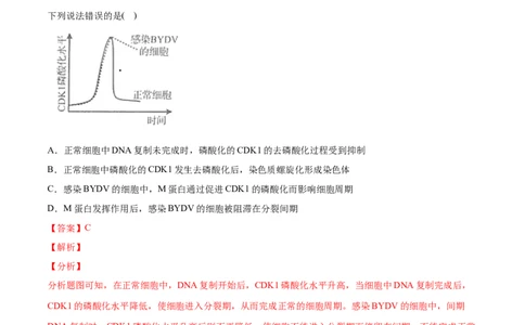 专题05有丝分裂和减数分裂-2020年高考真题和模拟题生物分项汇编（教师版含解析）_新高考复习资料_2022年新高考复习资料_2022年一轮复习最新版