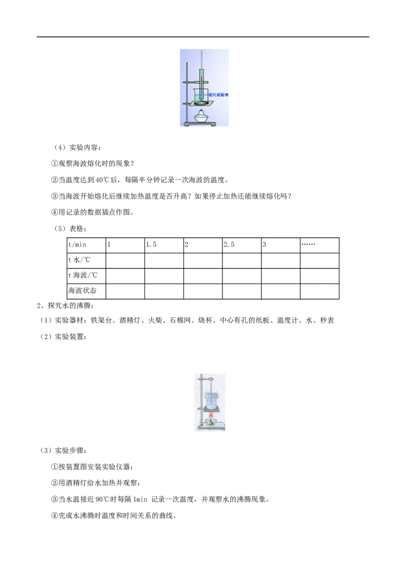 专题04物态变化全攻略备战2023年中考物理一轮重难点复习（原卷版）_8、物理总复习_8.中考物理总复习_2023年中考复习资料_一轮复习_全攻略备战2023年中考物理一轮重难点复习
