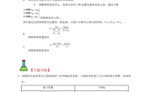专题02质量与密度问题（解析版）_8、物理总复习_8.中考物理总复习_2023年中考复习资料_二轮复习_2023年中考物理二轮题型专项复习（全国通用）