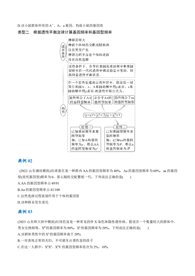 专题06变异与进化（讲义）（原卷版）_新高考复习资料_2024年新高考复习资料_二轮复习资料_高频考点解密2024年高考生物二轮复习高频考点追踪与预测（新高考专用）_讲义