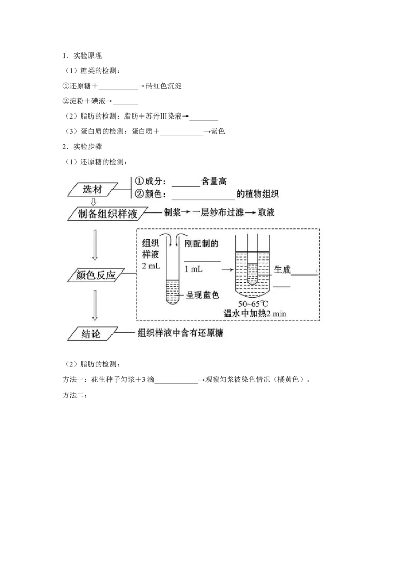 专题02细胞中的无机物、糖类与脂质（教师版）_新高考复习资料_2023年新高考复习资料_二轮复习_增分要点2023高考生物二轮复习专题解读和分层训练291073137