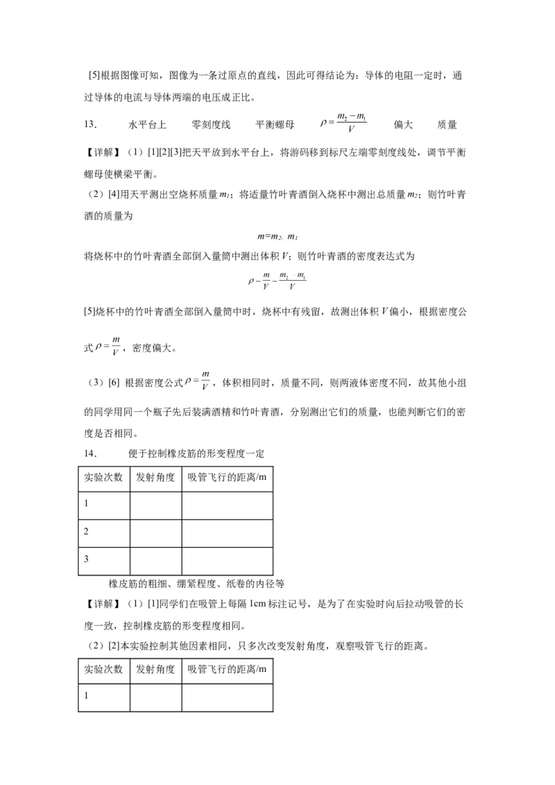 2022年山西省物理中考真题解析版_初物_八年级上下册+九年级全一册物理_八年级物理上册_全套教学资源_课件教案2_中考真题_2.近三年全国中考真题_2022年全国物理中考真题