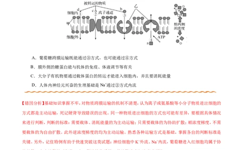 专题02细胞的代谢-备战2019年高考生物之纠错笔记系列（解析版）_新高考复习资料_2022年新高考复习资料_2022年一轮复习最新版_1.2022年高考生物一轮复习全国通用版