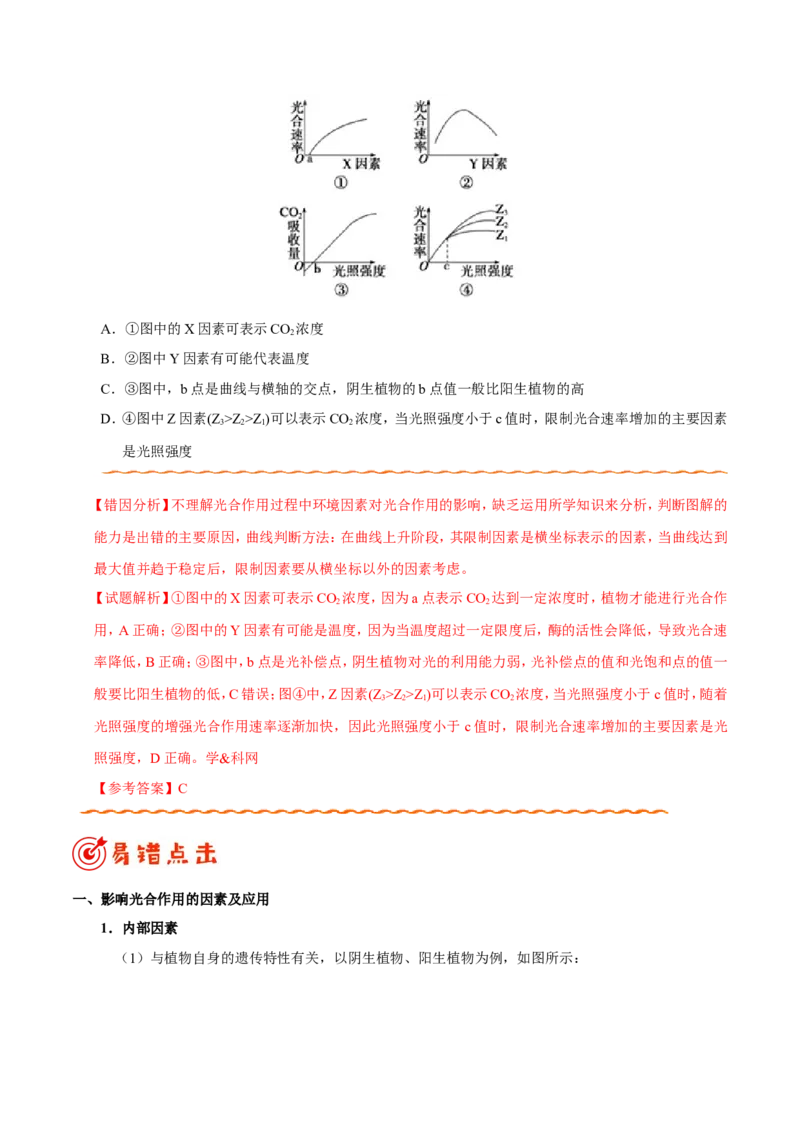 专题02细胞的代谢-备战2019年高考生物之纠错笔记系列（解析版）_新高考复习资料_2022年新高考复习资料_2022年一轮复习最新版_1.2022年高考生物一轮复习全国通用版