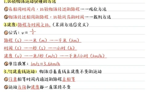 01.八年级物理（上册）核心考点（16页）_初物_人教版初中物理知识点总结（全3册）