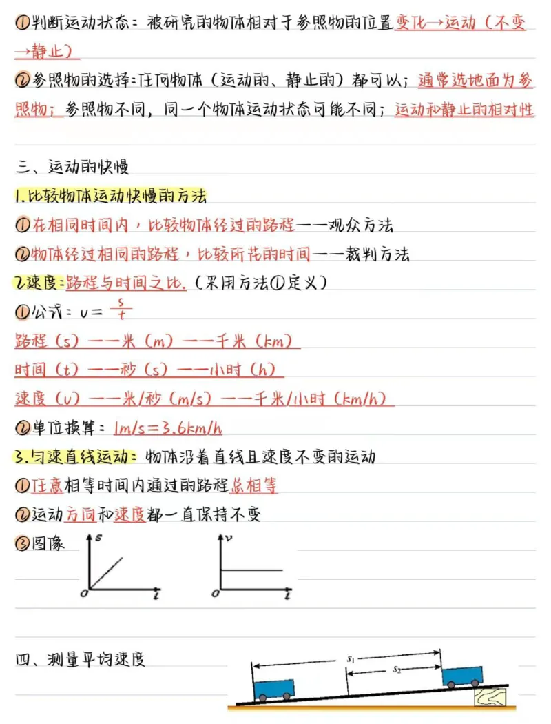01.八年级物理（上册）核心考点（16页）_初物_人教版初中物理知识点总结（全3册）