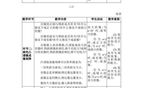 5.3凸透镜成像的规律_初物_八年级上下册+九年级全一册物理_八年级物理上册_全套教学资源_课件教案2_教案_5.第五章透镜及其应用