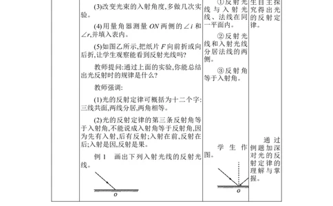 4.2光的反射_初物_八年级上下册+九年级全一册物理_八年级物理上册_全套教学资源_课件教案2_教案_4.第四章光现象