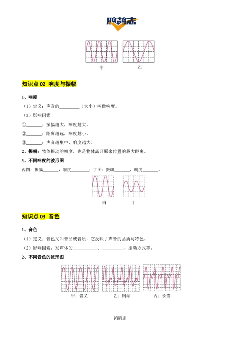 专题01声现象（3大模块知识清单+3个易混易错+2种方法技巧+典例真题精析）（原卷版）_8、物理总复习_物理专题复习