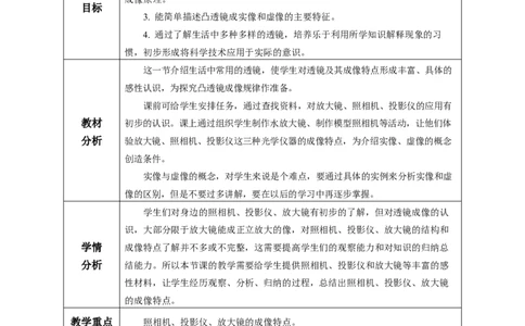 5.2生活中的透镜（教学设计）-（人教版2024）_初物_八年级上下册+九年级全一册物理_八年级物理上册_教学设计（完）