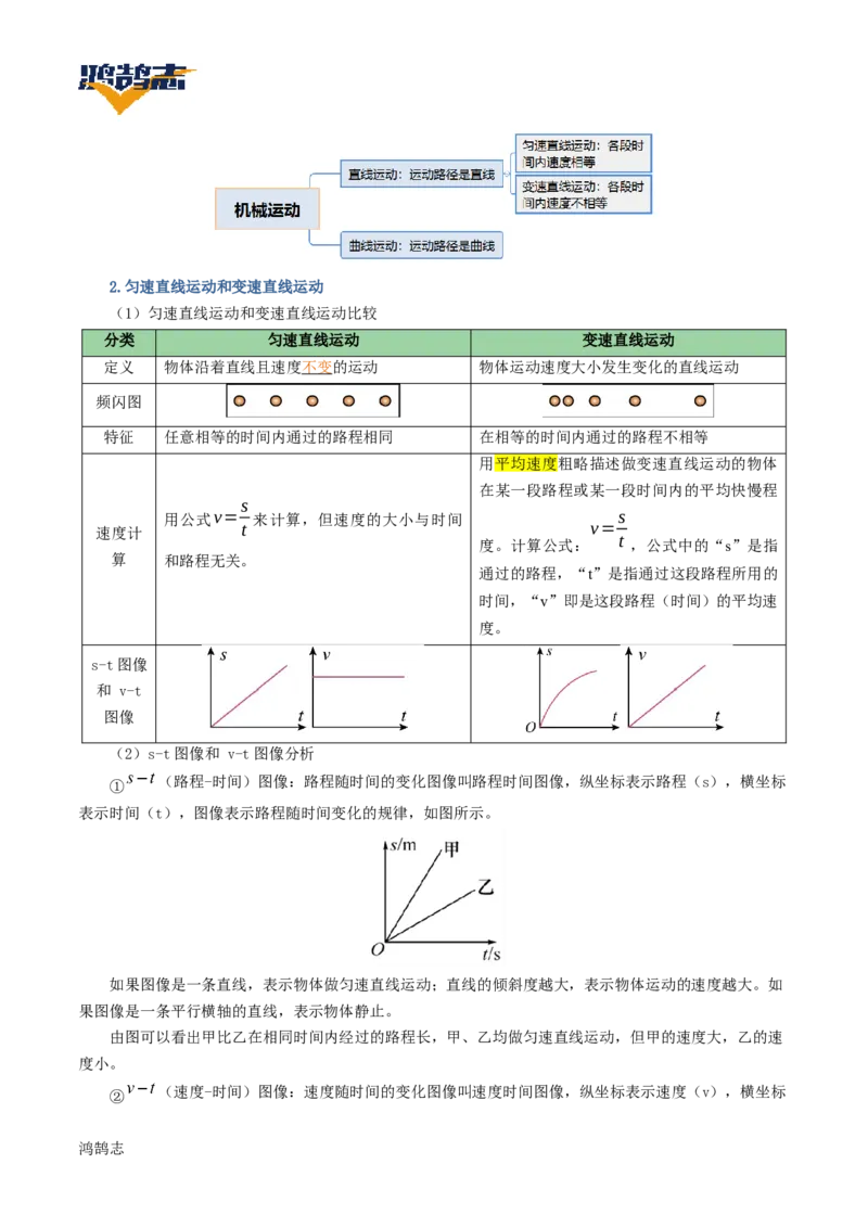 专题06机械运动（讲义）（解析版）_8、物理总复习_《2025年中考复习讲义》物理