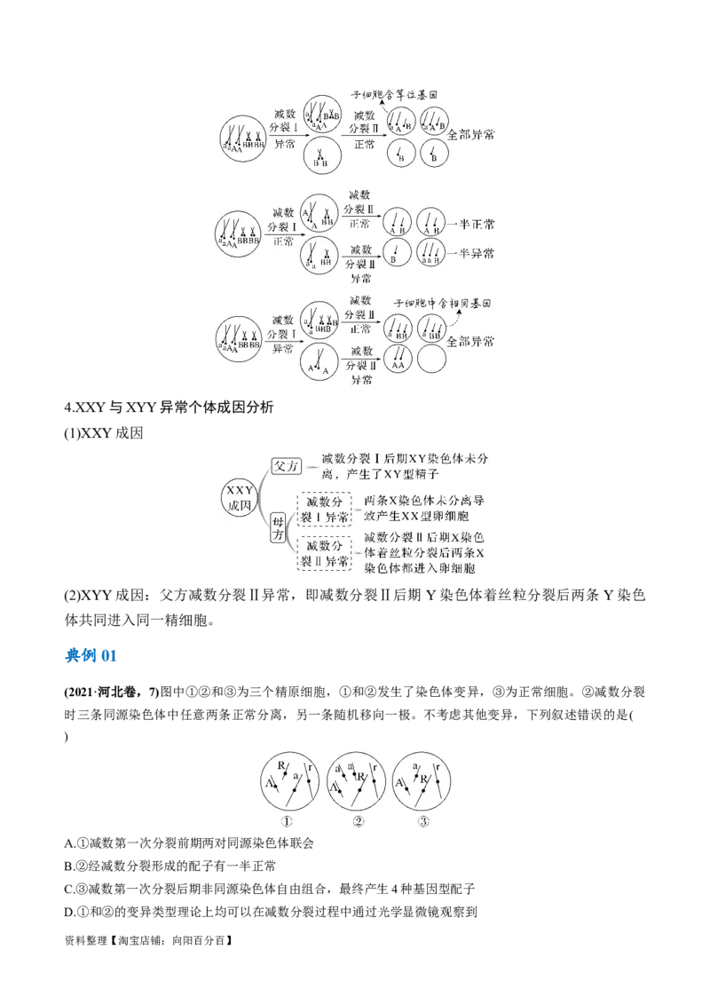 专题03细胞的生命历程（讲义）（解析版）_新高考复习资料_2024年新高考复习资料_二轮复习资料_高频考点解密2024年高考生物二轮复习高频考点追踪与预测（新高考专用）_讲义