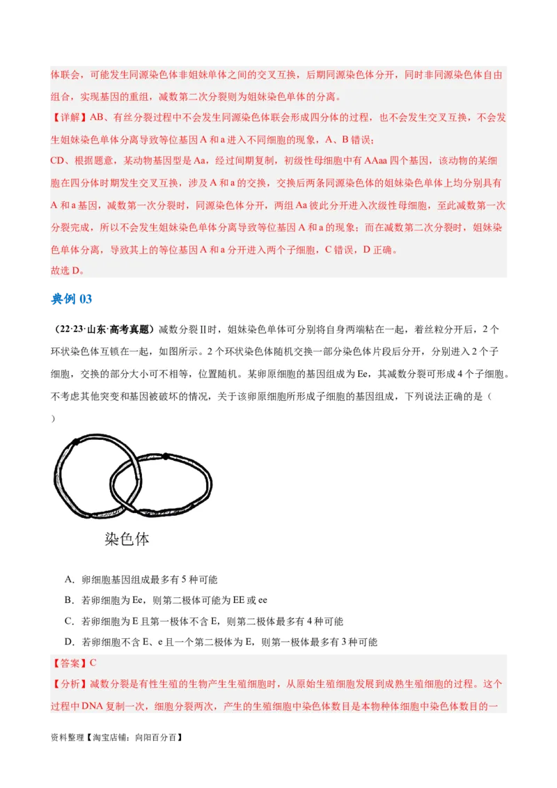 专题03细胞的生命历程（讲义）（解析版）_新高考复习资料_2024年新高考复习资料_二轮复习资料_高频考点解密2024年高考生物二轮复习高频考点追踪与预测（新高考专用）_讲义
