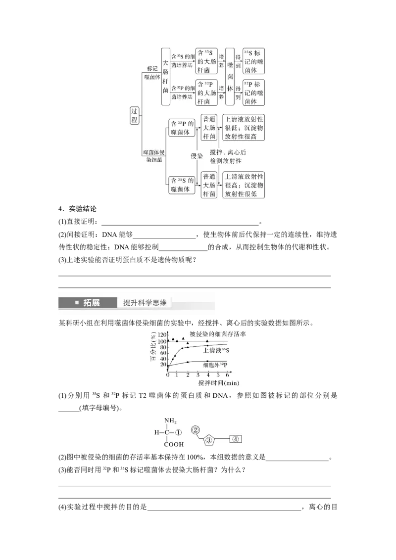 第6单元　第1课时　DNA是主要的遗传物质_2024年新高考资料_1.2024一轮复习_2024年高考生物一轮复习讲义（新人教版）_学生版在此文件夹_大一轮复习讲义_第六单元　遗传的物质基础