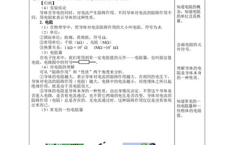 16.3电阻（教学设计）-（人教版）_初物_八年级上下册+九年级全一册物理_九年级物理全一册_教学设计