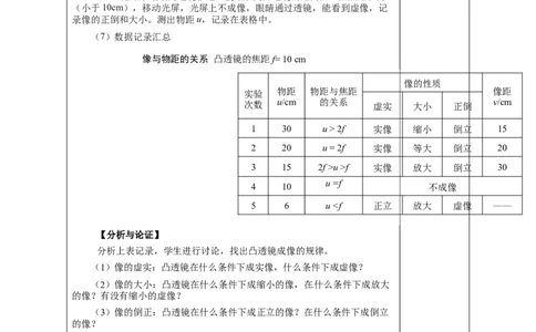 5.3凸透镜成像的规律（教学设计）-（人教版）_初物_八年级上下册+九年级全一册物理_八年级物理上册_老课标资料_教学设计