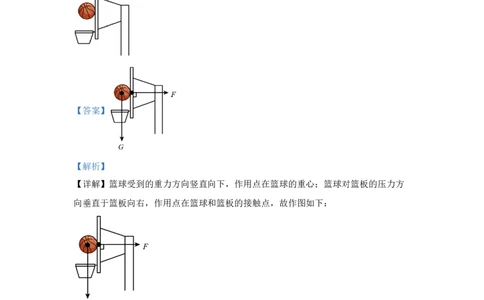 10.2024年全国中考物理试题分类汇编十力学部分作图（解析版）_初物_八年级上下册+九年级全一册物理_八年级物理上册_全套教学资源_课件教案2_中考真题