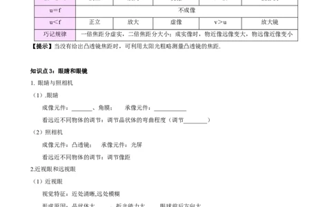 专题03透镜及其应用（解析版）_8、物理总复习_2024年中考复习资料_一轮复习_完备战2024年中考物理一轮复习考点帮（全国通用）_教师版（含答案解析）