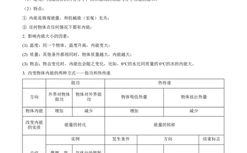 专题02内能与热机（解析版）_8、物理总复习_8.中考物理总复习_2023年中考复习资料_二轮复习_备战2023年中考物理二轮四大模块针对集训（全国通用）_模块二热学