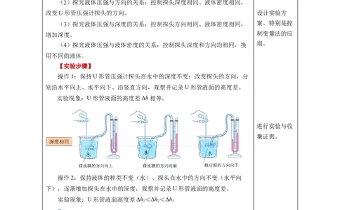 9.2液体的压强（教学设计）-（人教版2024）_初物_八年级上下册+九年级全一册物理_八年级物理下册_教学设计（更新中）
