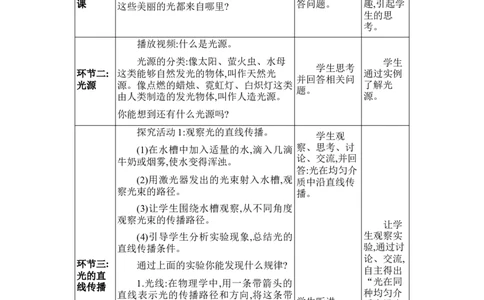 4.1光的直线传播_初物_八年级上下册+九年级全一册物理_八年级物理上册_全套教学资源_课件教案2_教案_4.第四章光现象