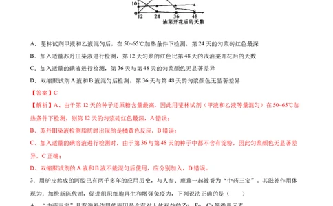 专题01细胞的结构与分子组成-2021年高考真题和模拟题生物分项汇编（解析版）_新高考复习资料_2022年新高考复习资料_2021年高考真题和模拟题生物分项汇编7.30更新