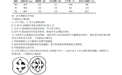 2025年1月浙江省普通高校招生选考科目考试生物试卷及答案解析_历年全国高考真题_2025全国各省高考真题+答案_浙江卷_浙江首考2025年1月普通高等学校招生全国统一考试生物