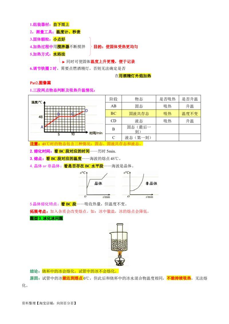 6.&ldquo;物态变化综合&rdquo;（一）-2024年中考物理重难点突破及题型归类总复习_8、物理总复习_2024年中考复习资料_专项复习资料_2024年中考物理复习辅导系列_重难点突破及题型归类