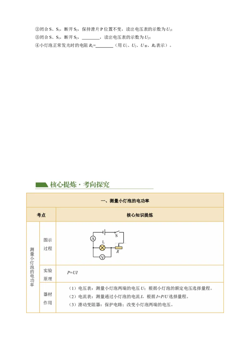 专题20实验探究题（电学）（讲练）原卷版_8、物理总复习_8.中考物理总复习_2024年中考复习资料_二轮复习资料_完2024年中考物理二轮复习课件+讲义+练习（全国通用）