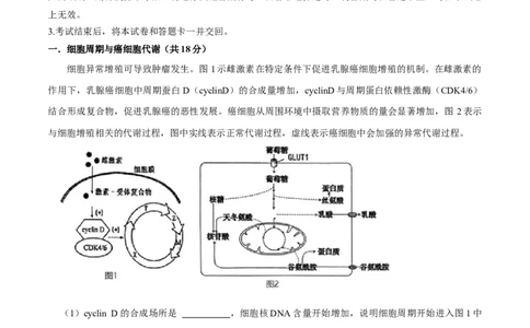 黄金卷08（解析版）-赢在高考&middot;黄金8卷备战2024年高考生物模拟卷（上海专用）_2024年新高考资料_4.2024高考模拟预测试卷