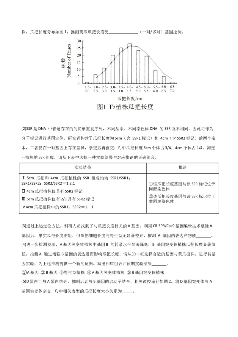 黄金卷04（考试版）-赢在高考&middot;黄金8卷备战2024年高考生物模拟卷（北京专用）_2024年新高考资料_4.2024高考模拟预测试卷